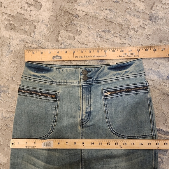 NWT Prana Stretch Denim Dusted Blue Broadway Jean Skirt Women's Size 4 - Picture 7 of 14